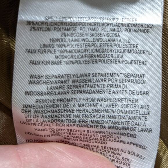 nwot Brave soul faux fur long coat. - Picture 13 of 13